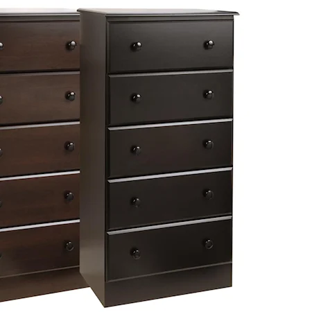 5-Drawer Chest with Roller Guides